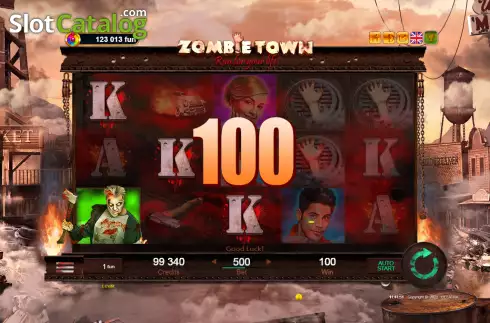 Οθόνη3. Zombie Town Κουλοχέρης