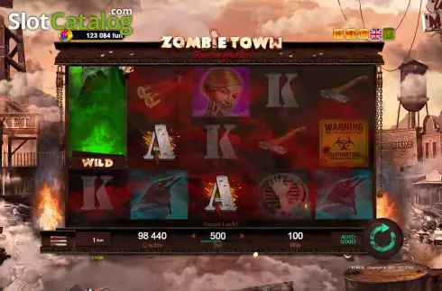 Οθόνη4. Zombie Town Κουλοχέρης