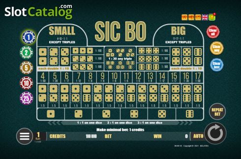 Οθόνη2. Sic Bo (Belatra Games) Κουλοχέρης 