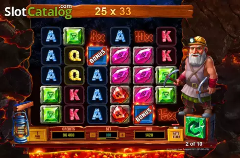 Οθόνη7. Crystals Digger Κουλοχέρης