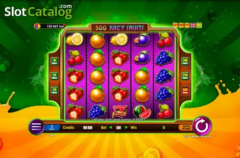 Οθόνη2. 500 Juicy Fruits Κουλοχέρης