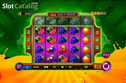 Οθόνη3. 500 Juicy Fruits Κουλοχέρης