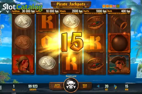Οθόνη3. Pirate Jackpots Κουλοχέρης