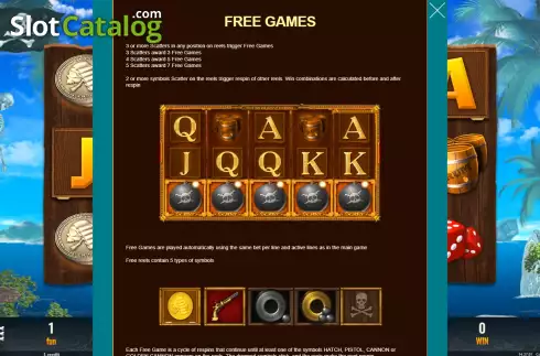 Οθόνη7. Pirate Jackpots Κουλοχέρης