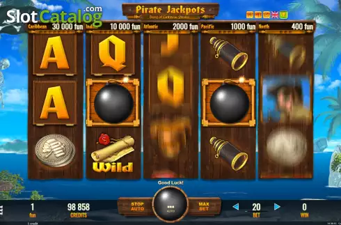 Οθόνη4. Pirate Jackpots Κουλοχέρης