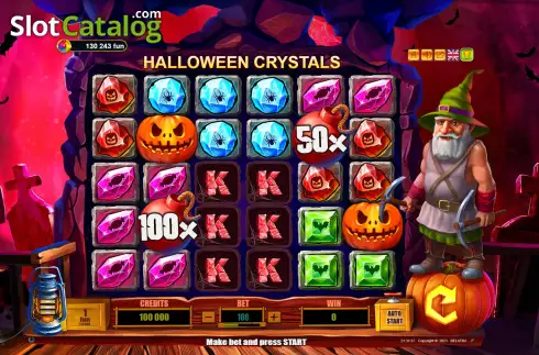 Οθόνη2. Halloween Crystals Κουλοχέρης