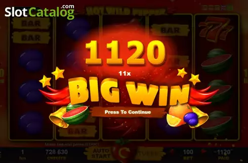 Οθόνη6. Hot Wild Pepper Κουλοχέρης 