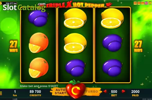 Οθόνη3. Triple X Hot Pepper Κουλοχέρης 