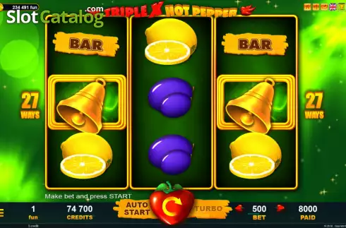 Οθόνη4. Triple X Hot Pepper Κουλοχέρης 