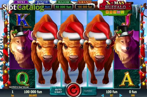 Οθόνη2. X-Mas Buffalo Κουλοχέρης 