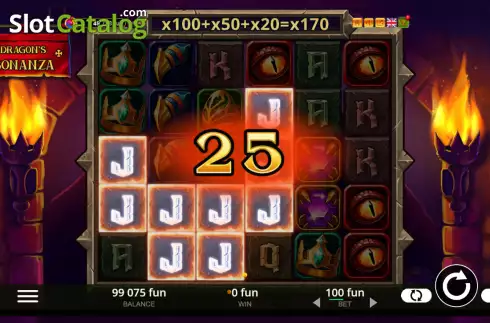 Οθόνη3. Dragon's Bonanza Κουλοχέρης