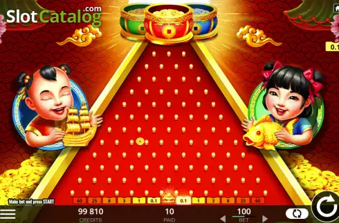 Οθόνη3. Golden Plinko Κουλοχέρης