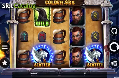 Οθόνη2. Golden Axe Κουλοχέρης 