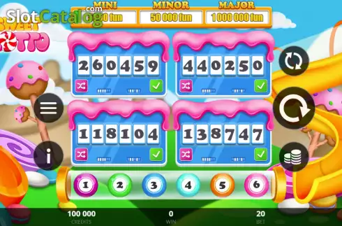 Οθόνη2. Sweet Lotto Κουλοχέρης