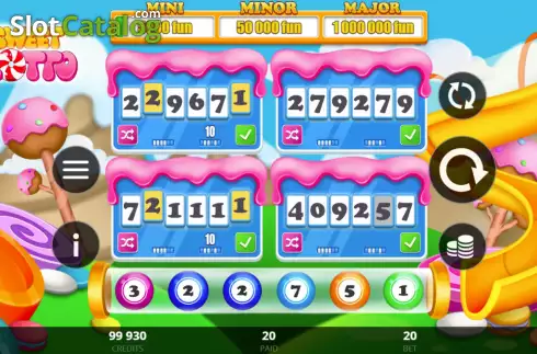 Οθόνη3. Sweet Lotto Κουλοχέρης