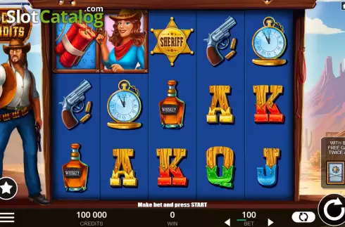 Οθόνη2. Lucky Bandits Κουλοχέρης