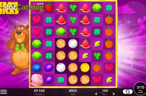 Οθόνη3. Bear's Tricks Κουλοχέρης 
