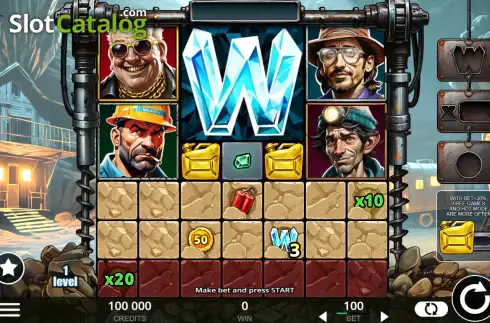 Οθόνη2. Digger's Fortune Κουλοχέρης 