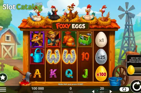 Οθόνη2. Foxy Eggs Κουλοχέρης