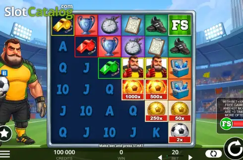Οθόνη2. Penalty Blast Κουλοχέρης 