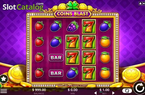 Οθόνη2. Coins Blast Κουλοχέρης 