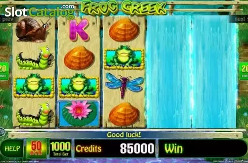 Οθόνη4. Frog Creek Κουλοχέρης