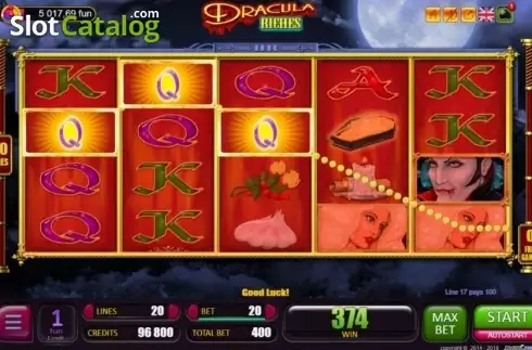 Οθόνη3. Dracula Riches Κουλοχέρης