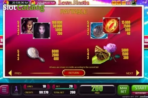 Οθόνη4. Love Magic Κουλοχέρης