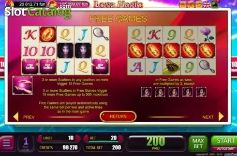 Οθόνη7. Love Magic Κουλοχέρης