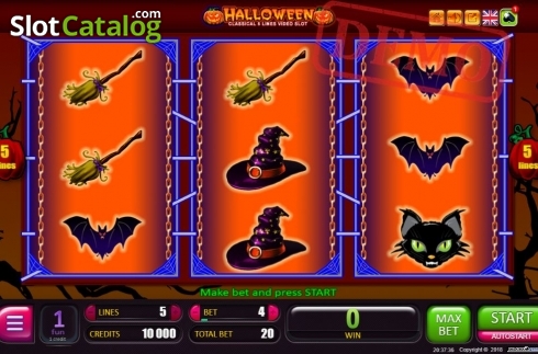 Οθόνη2. Halloween (Belatra Games) Κουλοχέρης