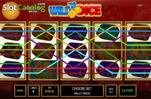 Οθόνη2. Wild'n Dice Κουλοχέρης