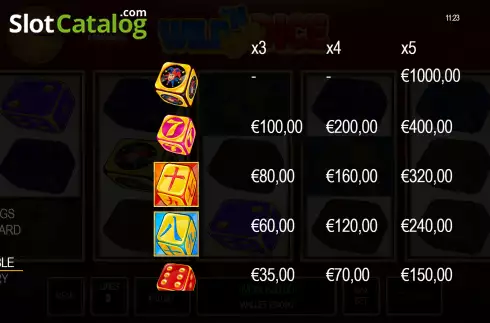 Οθόνη6. Wild'n Dice Κουλοχέρης