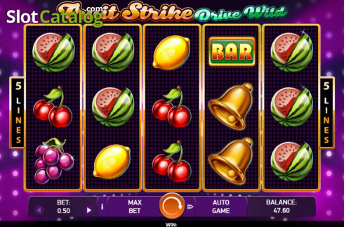 Οθόνη3. Fruit Strike: Drive Wild Κουλοχέρης 