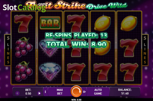 Οθόνη7. Fruit Strike: Drive Wild Κουλοχέρης 