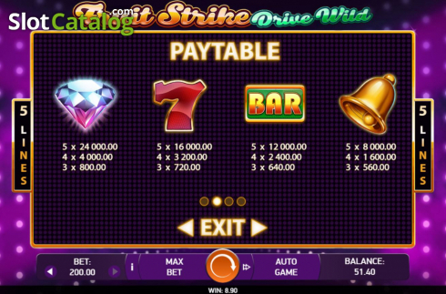 Οθόνη9. Fruit Strike: Drive Wild Κουλοχέρης 
