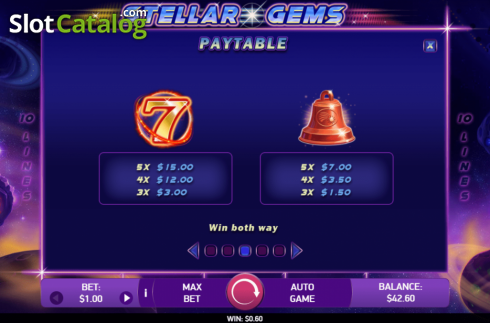 Οθόνη7. Stellar Gems Κουλοχέρης