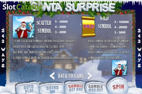 Οθόνη6. Santa Surprise (BetConstruct) Κουλοχέρης