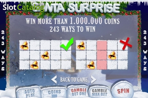 Οθόνη7. Santa Surprise (BetConstruct) Κουλοχέρης