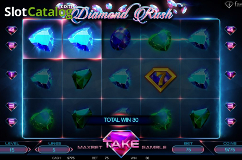 Οθόνη3. Diamond Rush (BetConstruct) Κουλοχέρης