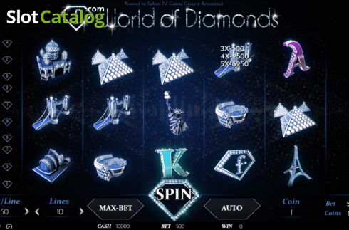 Οθόνη2. World of Diamonds Κουλοχέρης
