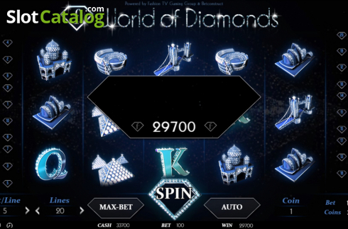 Οθόνη3. World of Diamonds Κουλοχέρης