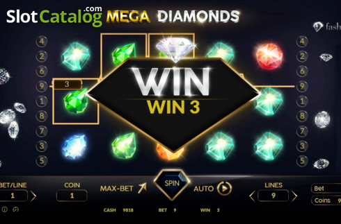 Οθόνη4. Mega Diamonds (BetConstruct) Κουλοχέρης