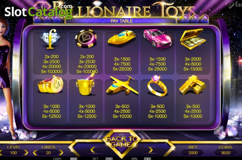 Οθόνη7. Billionaire Toys Κουλοχέρης