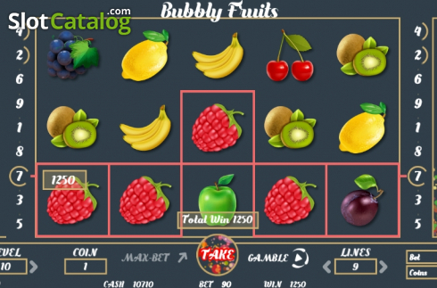 Οθόνη5. Bubbly Fruits Κουλοχέρης