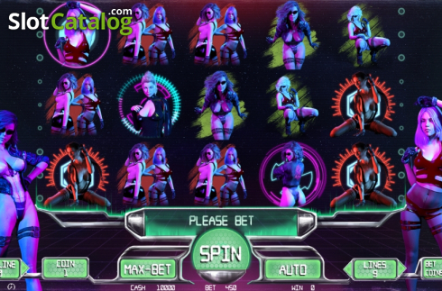 Οθόνη2. Cyber Girls Κουλοχέρης