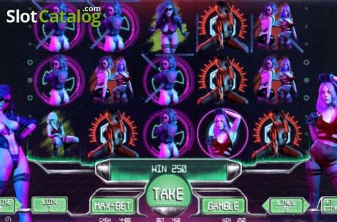 Οθόνη3. Cyber Girls Κουλοχέρης