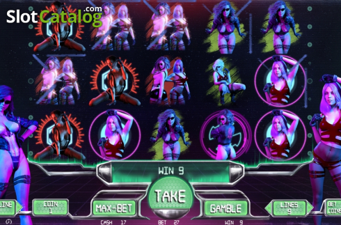 Οθόνη4. Cyber Girls Κουλοχέρης