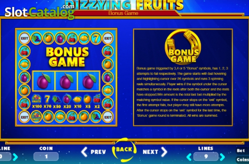 Οθόνη8. Dizzying Fruits Κουλοχέρης