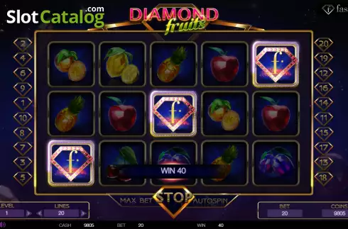 Οθόνη4. Diamond Fruit (BetConstruct) Κουλοχέρης