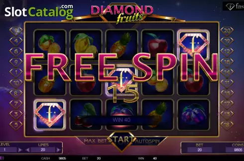 Οθόνη5. Diamond Fruit (BetConstruct) Κουλοχέρης